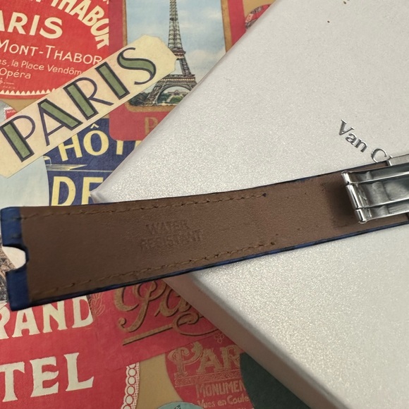 Van Cleef & Arpels Blue watch band with deployment clasp main image 5